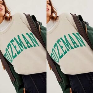 Free People Classic Crew Sweatshirt Bozeman Montana